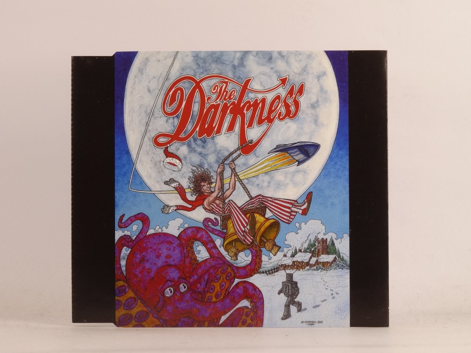 THE DARKNESS CHRISTMAS TIME (DON'T LET THE BELLS END) (C16) 2 Track CD Single in
