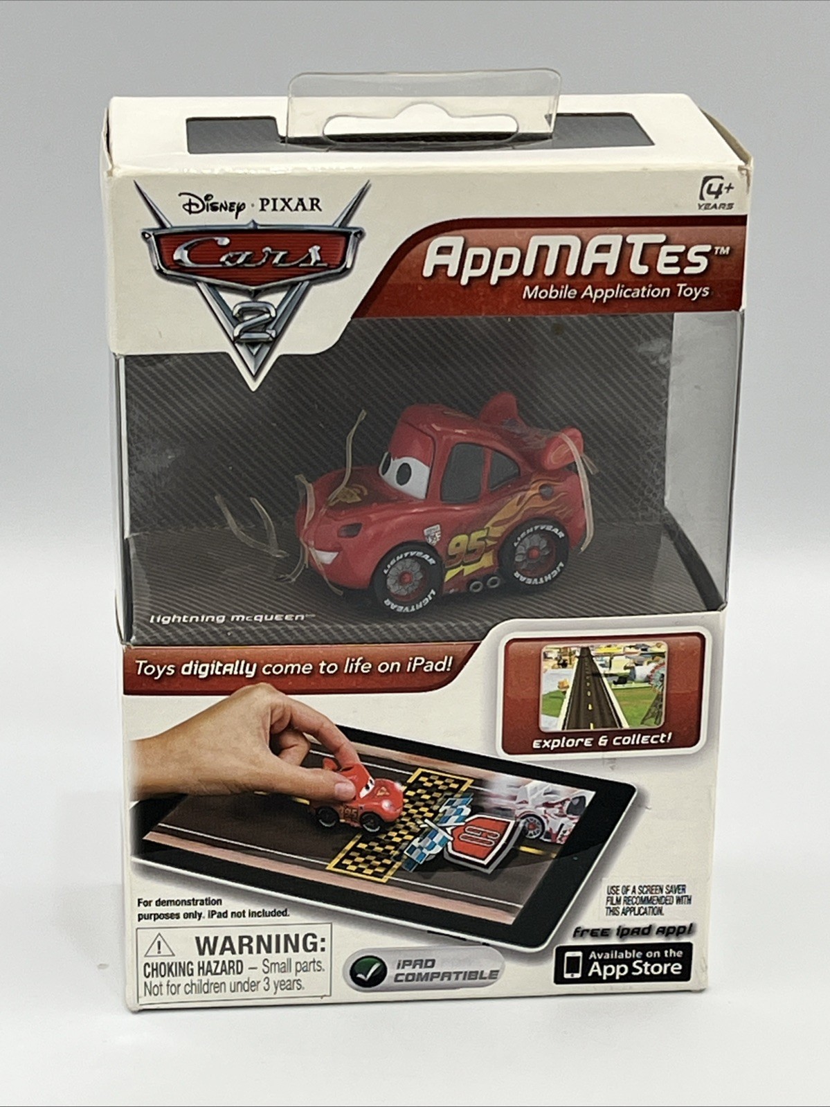 Disney Pixar Cars 2 AppMATes Confezione Singola per iPad App Saetta McQueen NUOVO Leggi