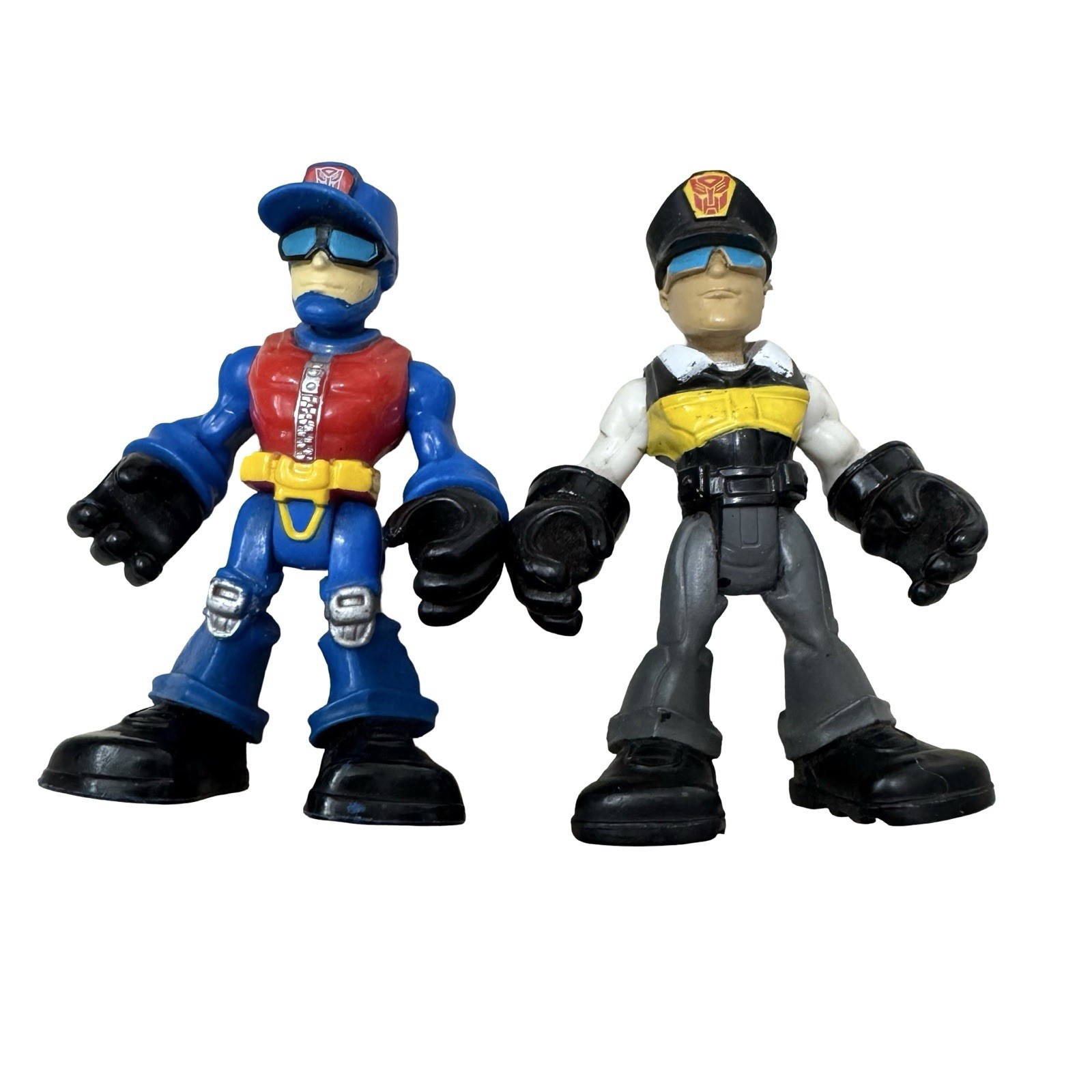 Set di 2 Playskool Heroes Transformers Rescue Bot Figure di Rescue Cutter