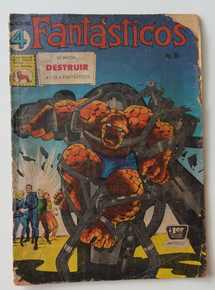 Cómic E. LA PRENSA/MESSICO 4 FANTASTICI " 1968 #95