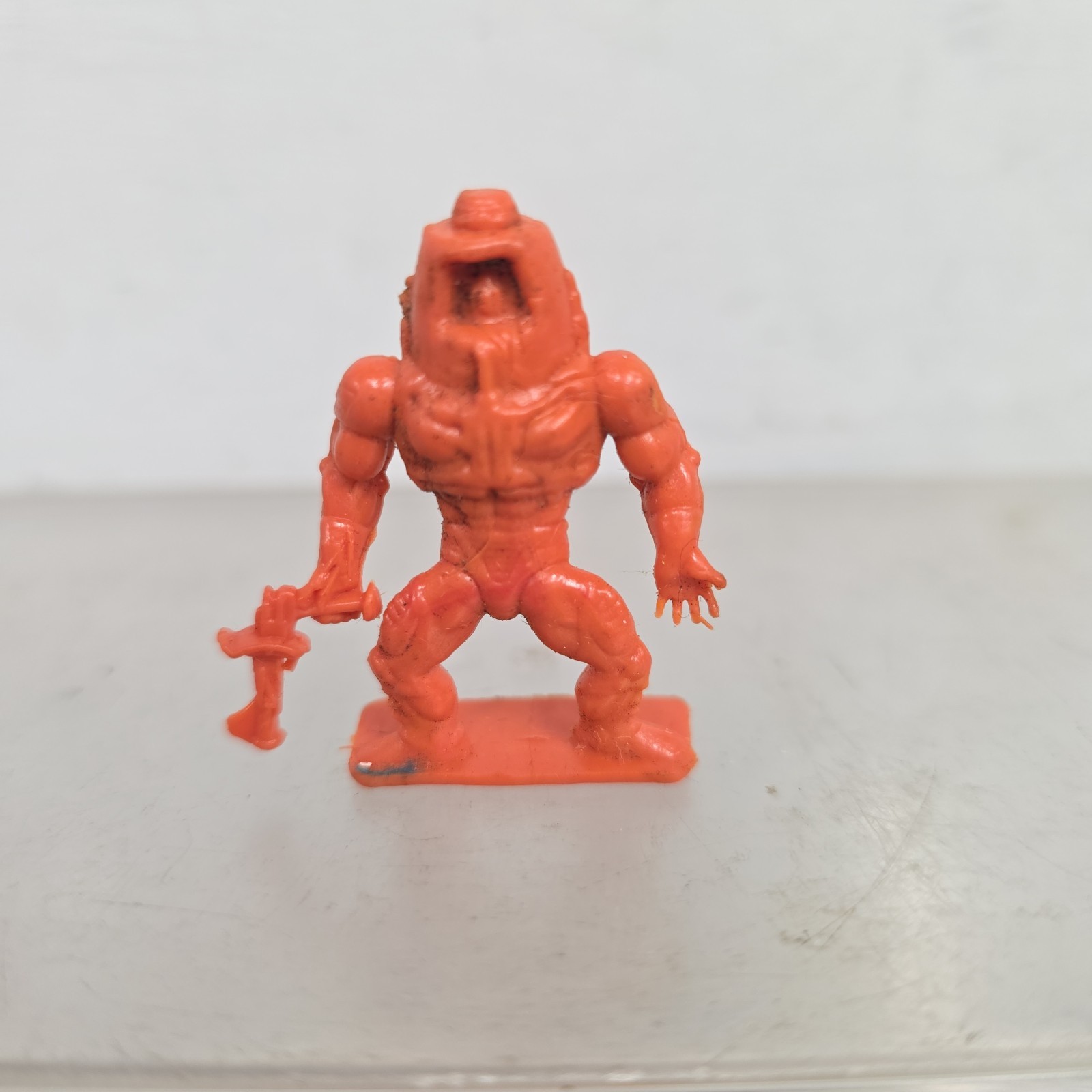 Minifigure MOTU Man-E-Faces Vending Gumball Machine anni 80 Rosso He Man