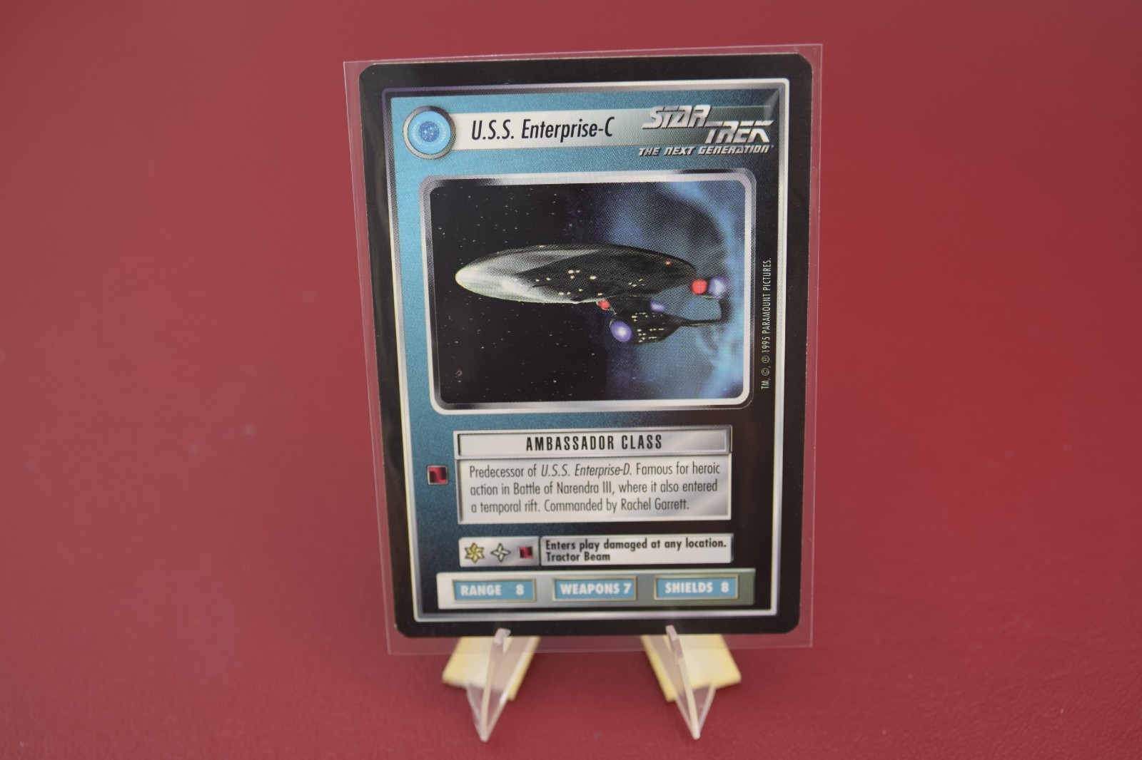 Star Trek The Next Generation CCG USS Enterprise-C 1995 0162