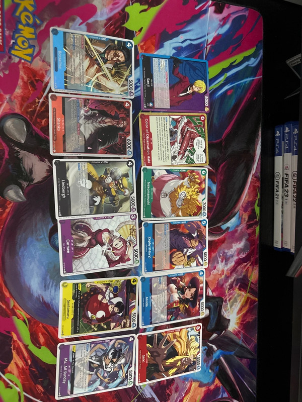Lotto 12 carte one piece 12