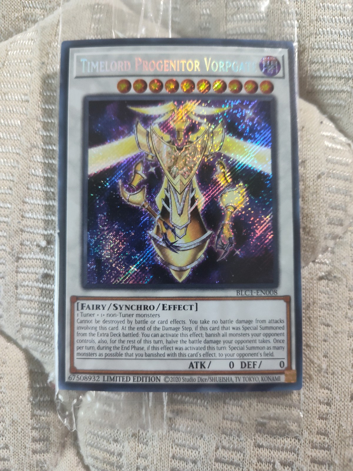 Timelord Progenitor Vorpgate BLC1-EN008 Battaglie della Leggenda: Capitolo 1 Limited...