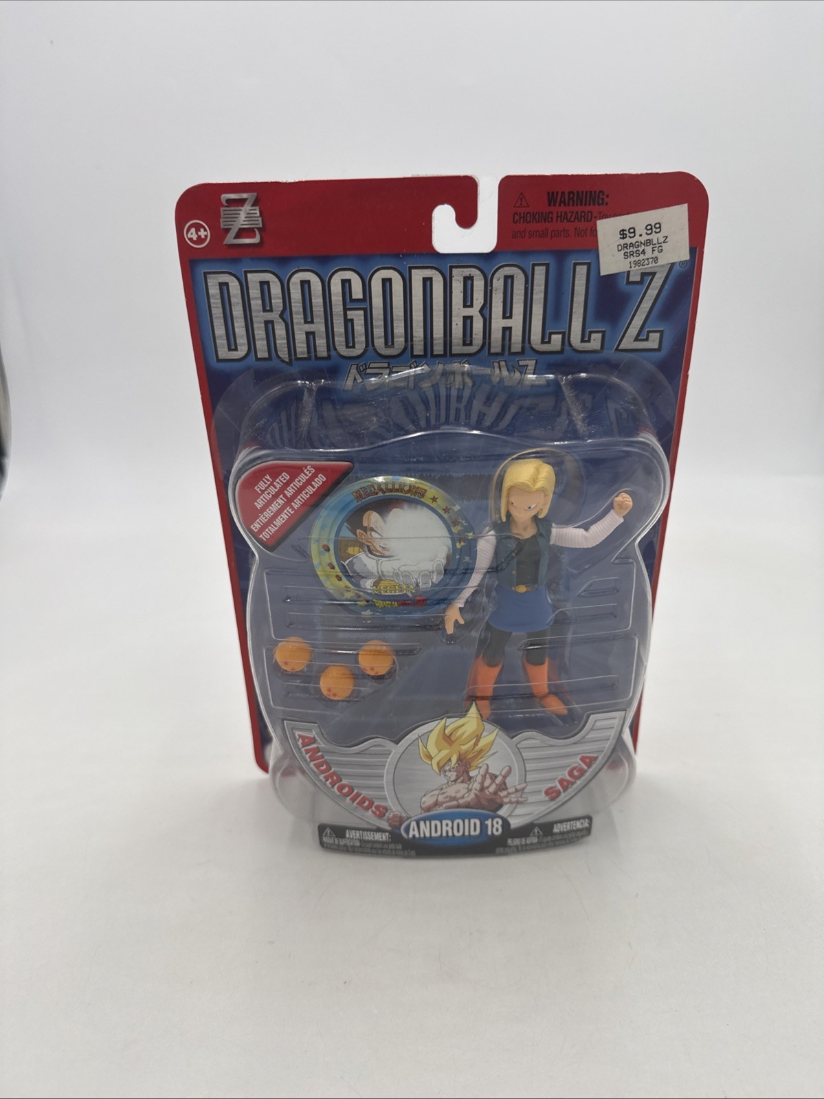 Dragon Ball Z Android 18 Androids Saga Action Figure NEW Irwin 2000 DragonBall