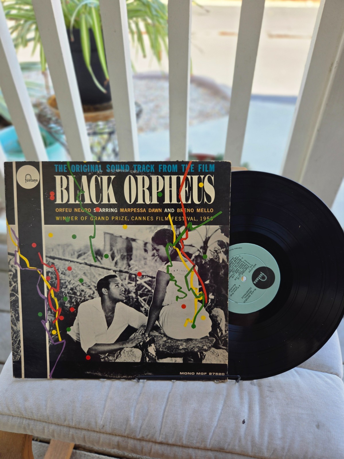 BLACK ORPHEUS (OST) LP 1964 FONTANA MGF  67520  ANTONIO CARLOS JOBIM VG+