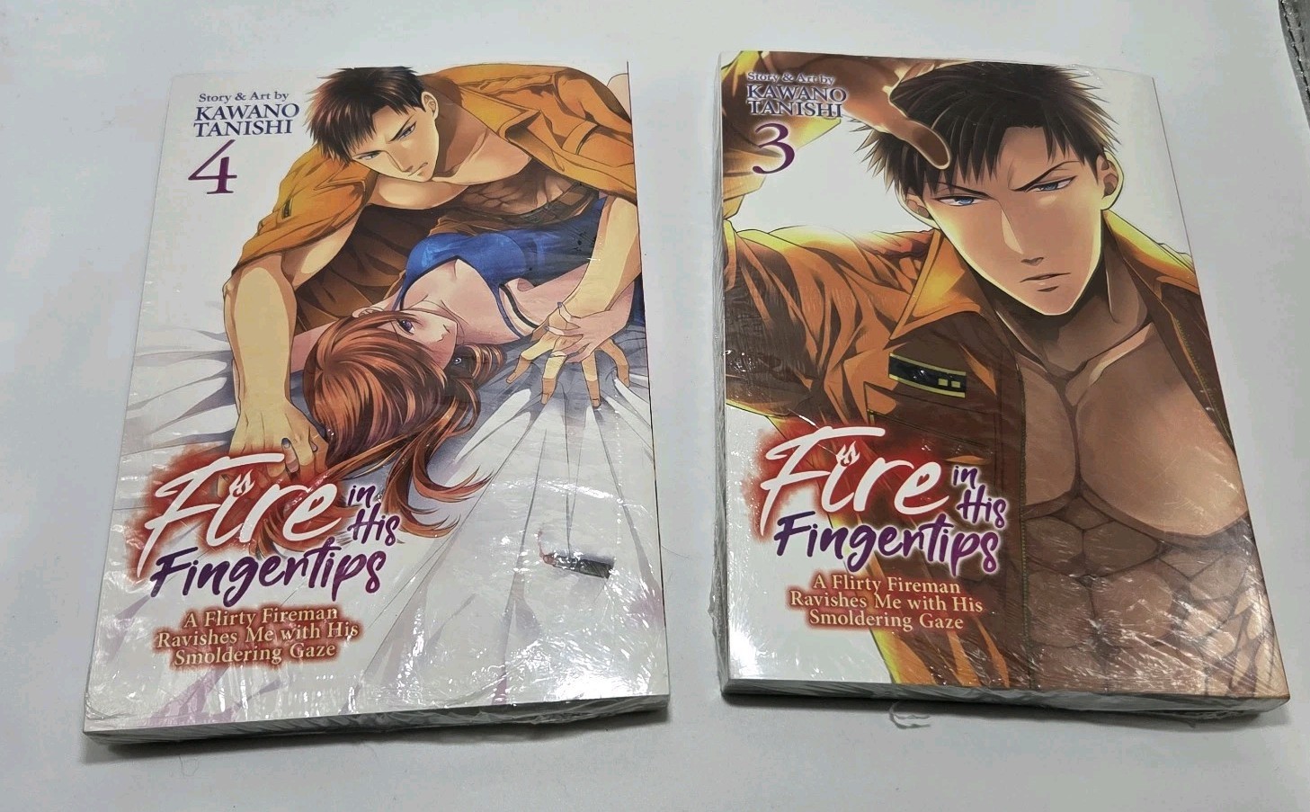Lotto manga sigillato Fuoco nelle dita vol. Sette mari maturi romantici 3 e 4 