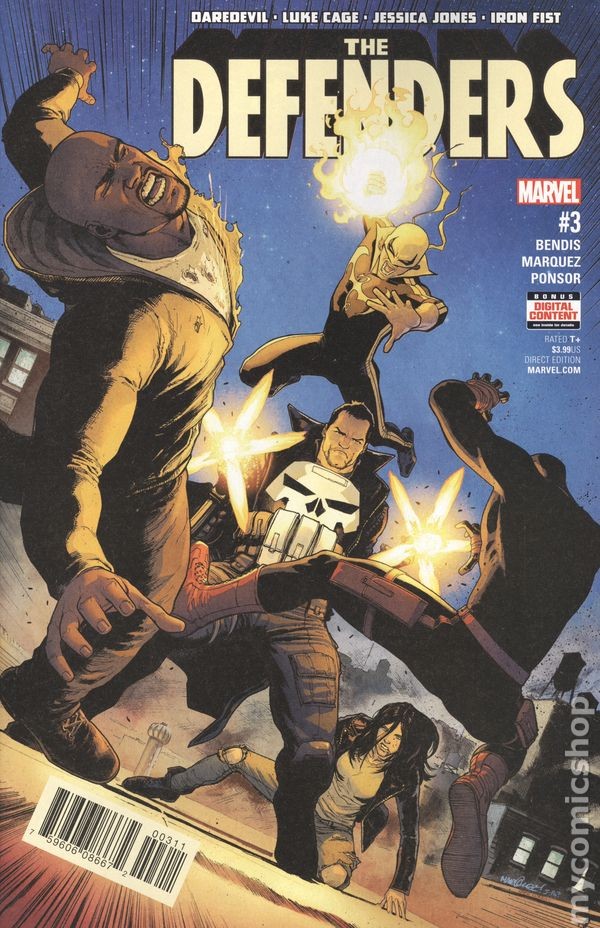 Defenders #3A Marquez VF 2017 immagine stock
