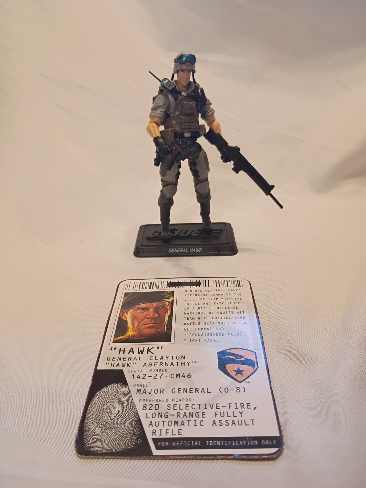 GI JOE ROC General Hawk 2009