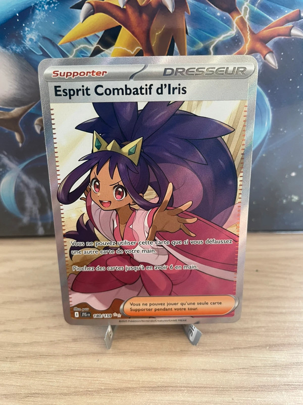🃏 Carte Pokémon Française – Esprit Combatif d’Iris Full Art – EV9 Aventures Ensemble (180/159)