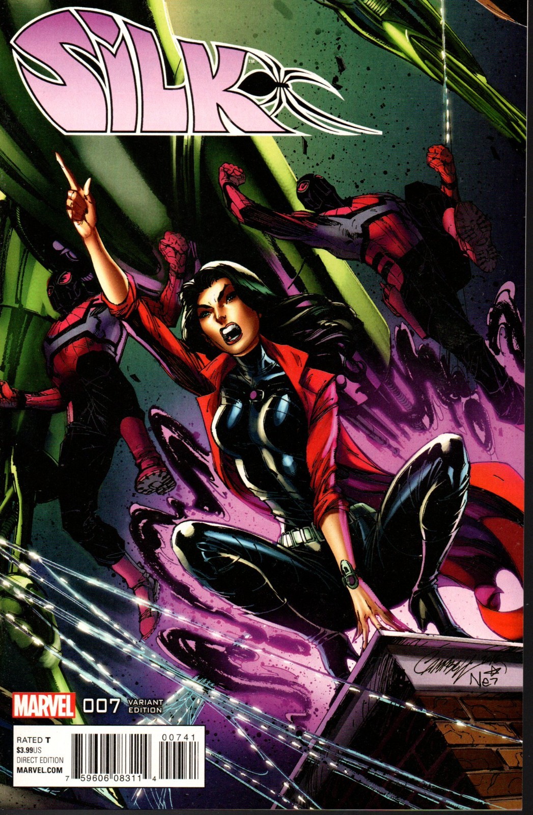 !!!MARVEL COMICS SILK #7 (2016) CAMPBELL 1ST PRINT NM!!!