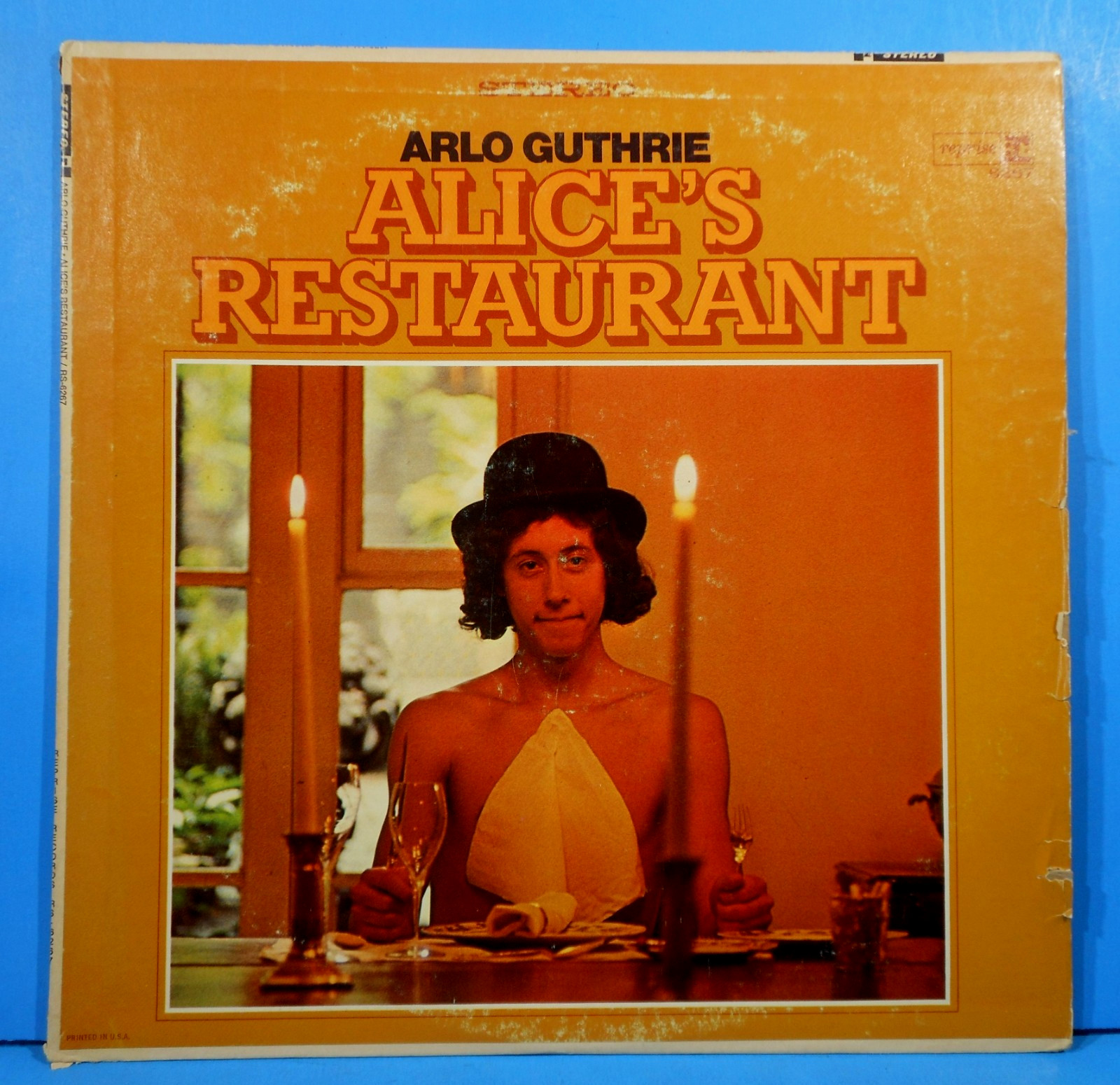 ARLO GUTHRIE ALICE'S RESTAURANT LP 1967 ORIGINAL PRESS GREAT CONDITION VG+/VG!!C