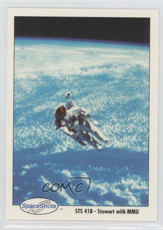 1991 Space Shots Serie 2 STS 41B Stewart con MMU #0177 0b6