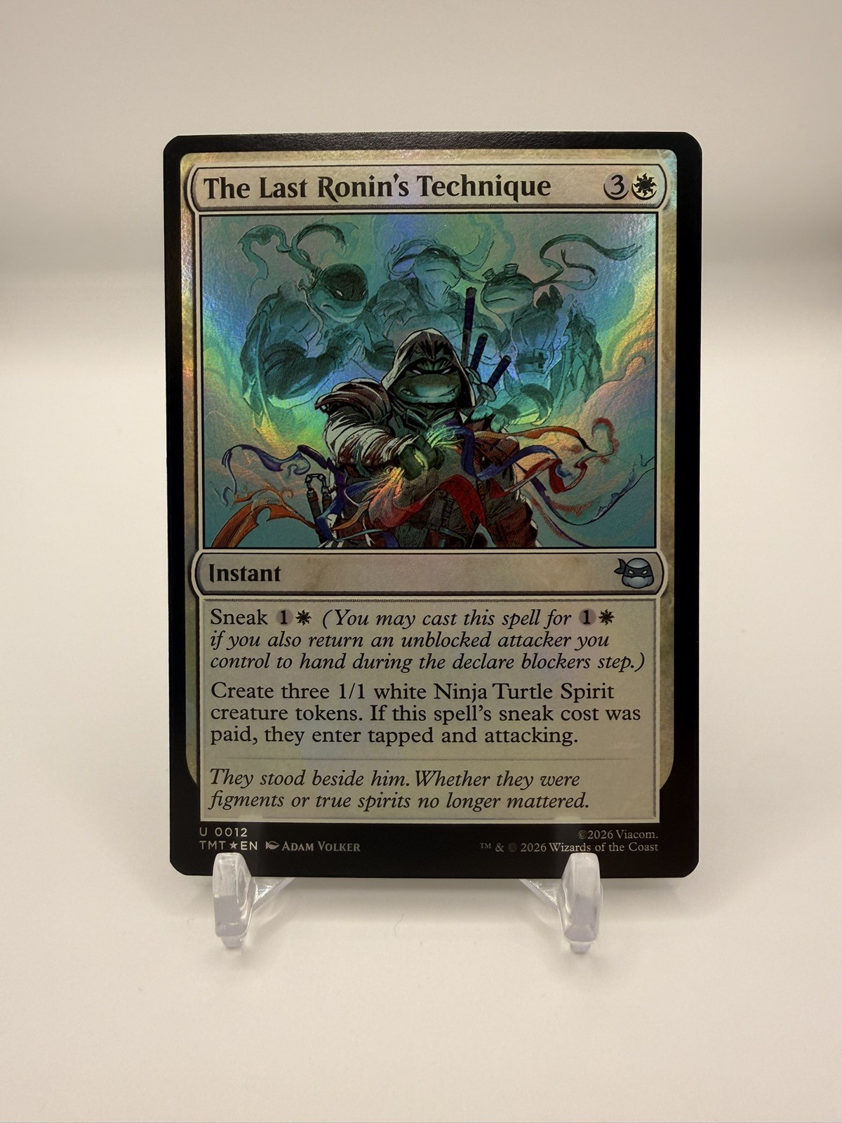 The Last Ronin’s Technique Teenage Mutant Ninja Turtles Foil