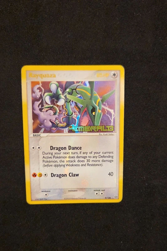 Rayquaza Ex Emerald stamped 9/106