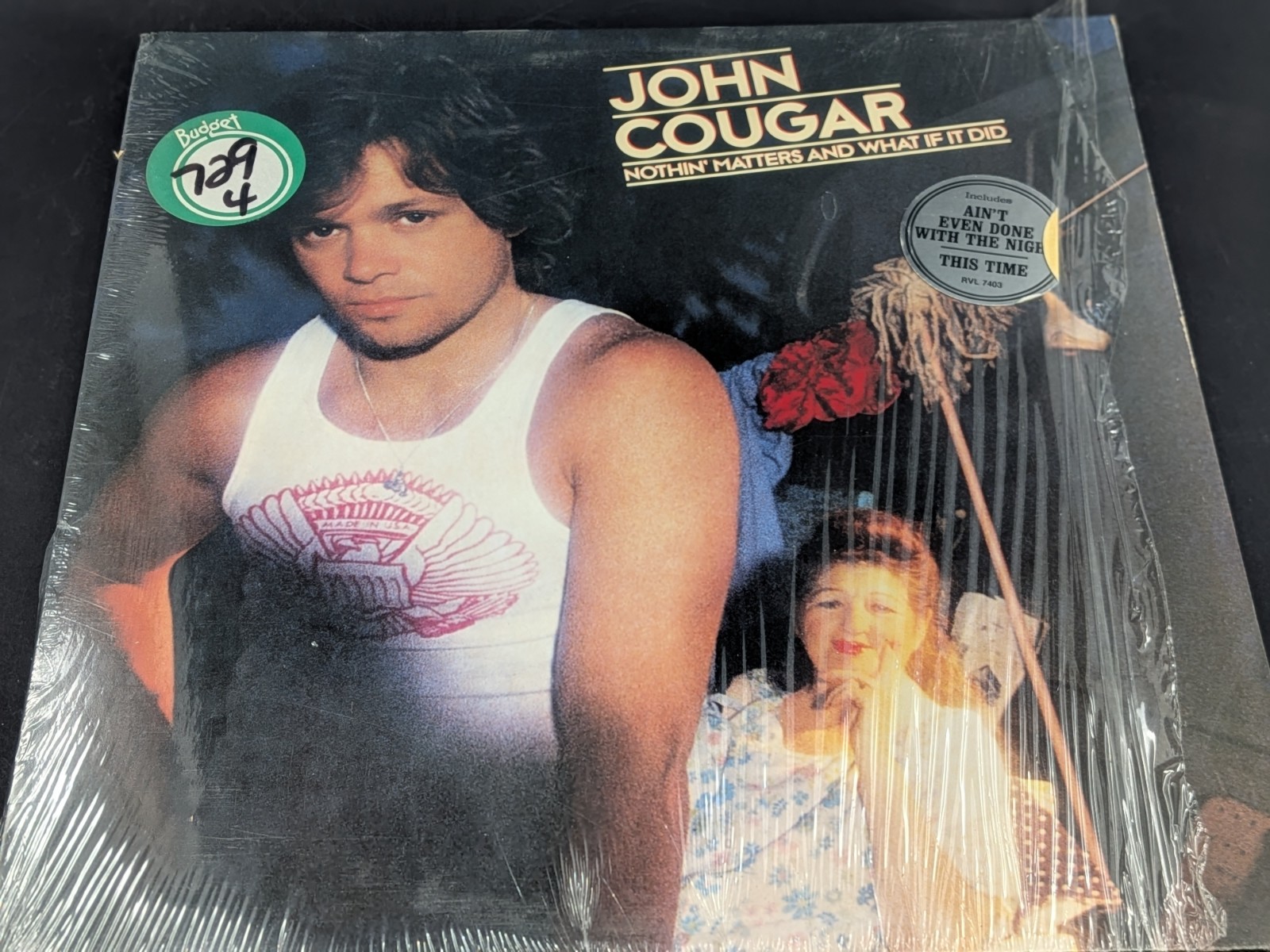 Nothin' Matters and What if it Did JOHN COUGAR 1984 ROCK E- in Shrink w/ HYPE