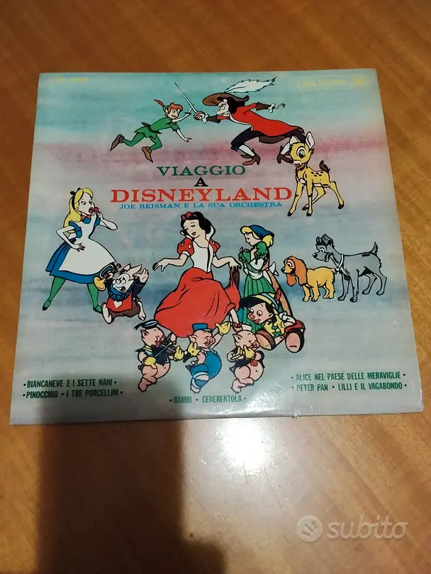 vinile d'epoca "Viaggio a Disneyland"