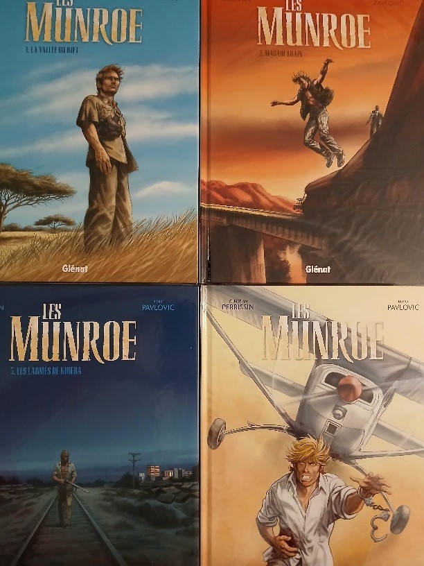 Les Munroe 1, 2, 3, 4 - série complète EO de Perrissin et Pavlovic