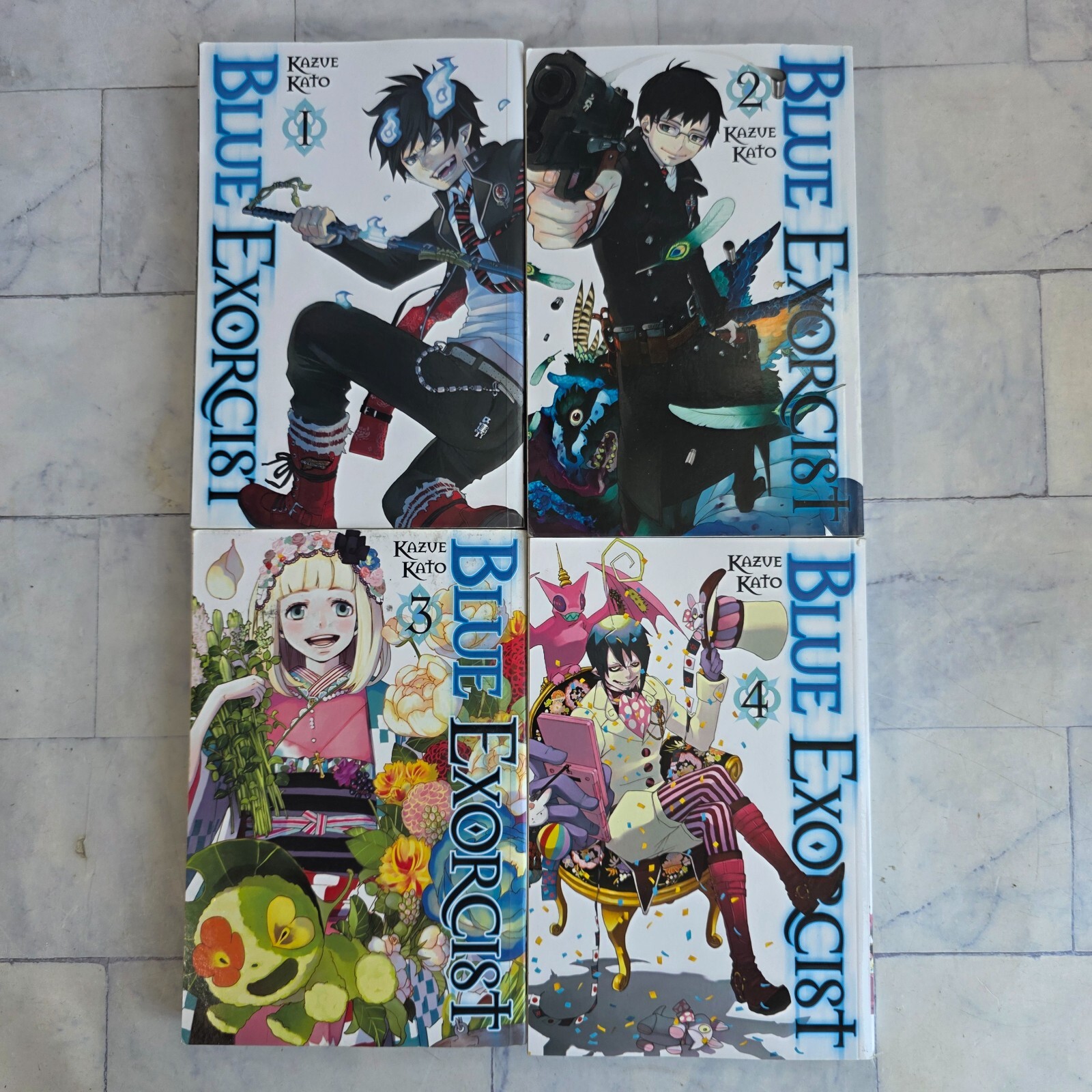 Blue Exorcist Manga Bundle Vol 1 - 4