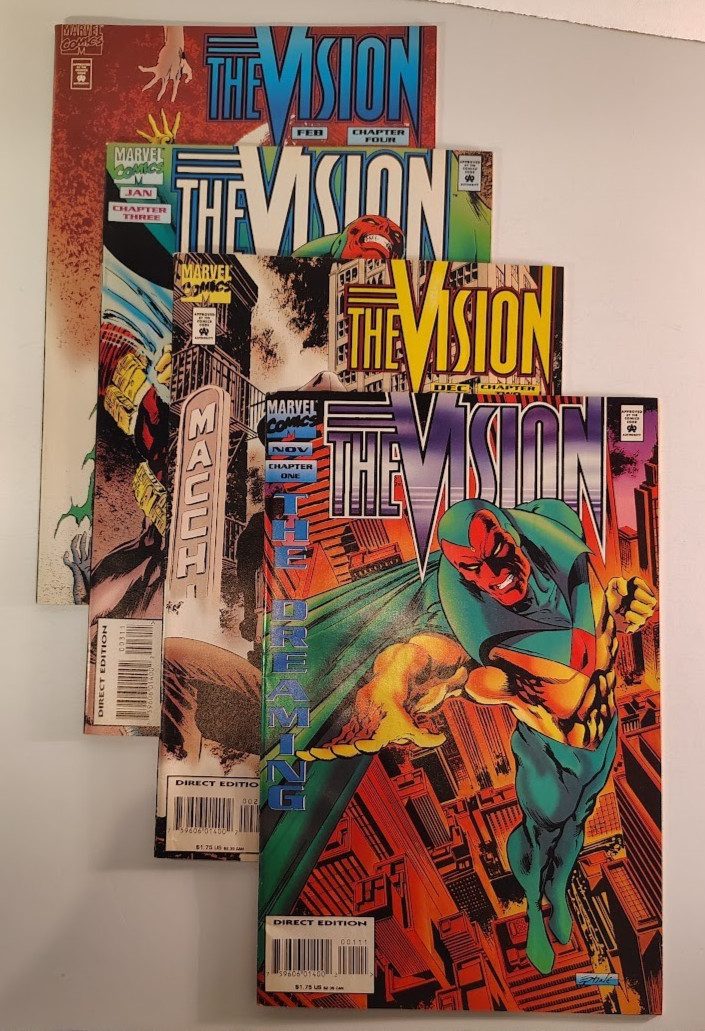 The Vision #1-4 Complete Series (Marvel Comics November 1994- February 1995)