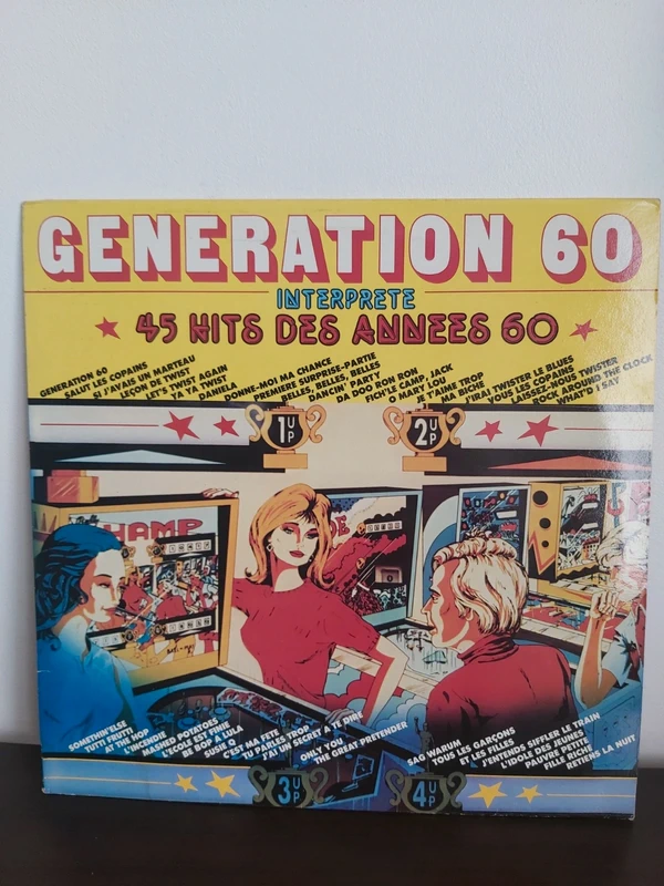 Génération 60 vinyle compilation hits 60