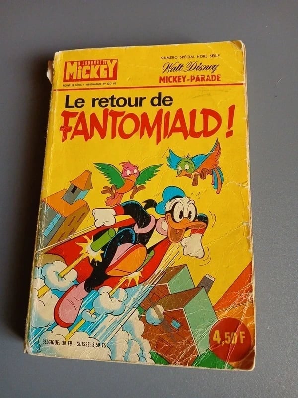 Mickey le retour de Fantomiald vintage