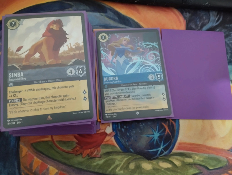 Starter Deck Disney Lorcana Simba + Aurora