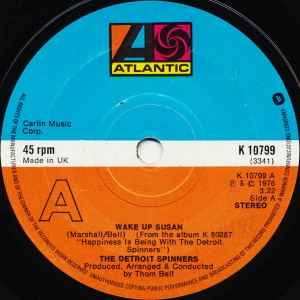 The Detroit Spinners* - Wake Up Susan, 7", (Vinyl)