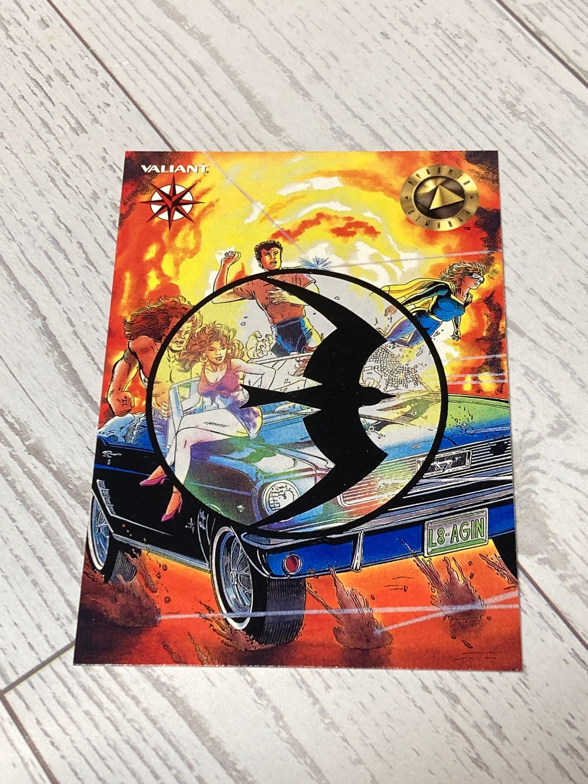 Harbinger Trading Card Valiant 1992 Pyramid Promo #43 Upper Deck