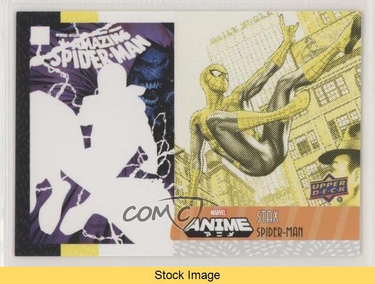 2020 Upper Deck Marvel Anime Stax SP Bottom Layer Spider-Man #SS-14C READ 0e3