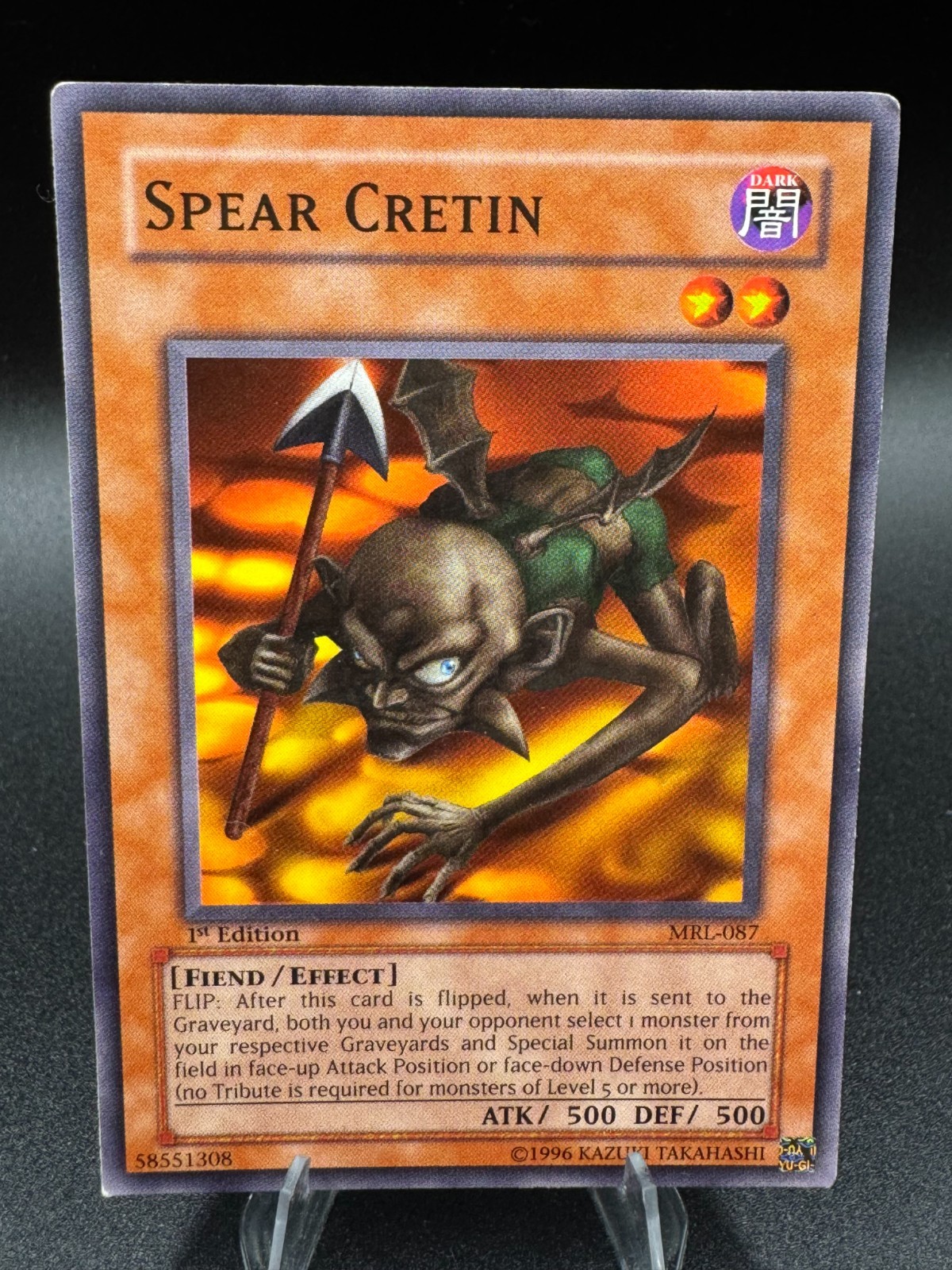Yu-Gi-Oh! Lancia Cretin Magic Ruler MRL-087 1° Edizione Demone