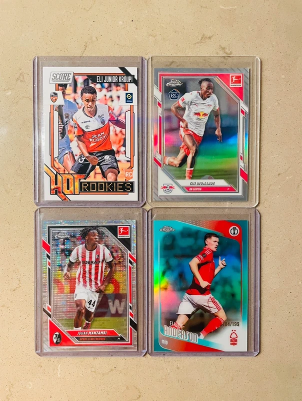 Lote jovens promessas rookie rc