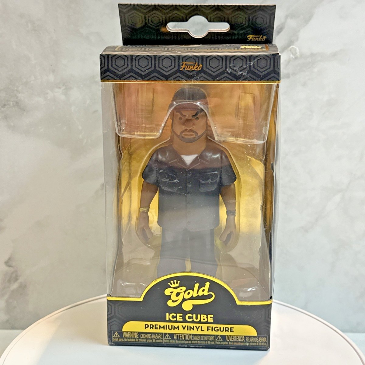 Funko Premium Gold Ice Cube rapper cantante hip hop vinile action figure NUOVO EBC12