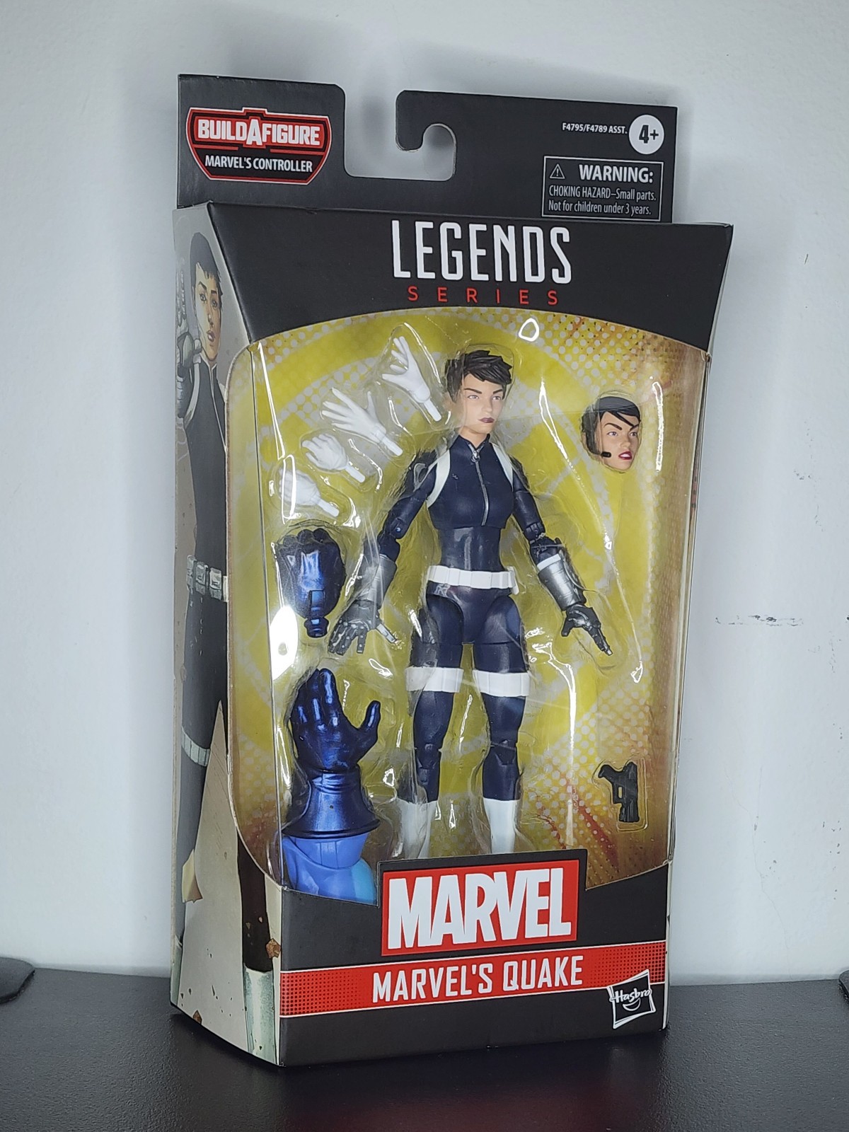 Marvel Legends Series Quake Action Figure BAF Controller Hasbro