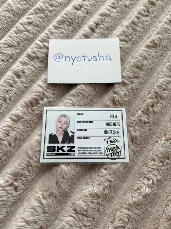 Stray Kids Photocard Felix