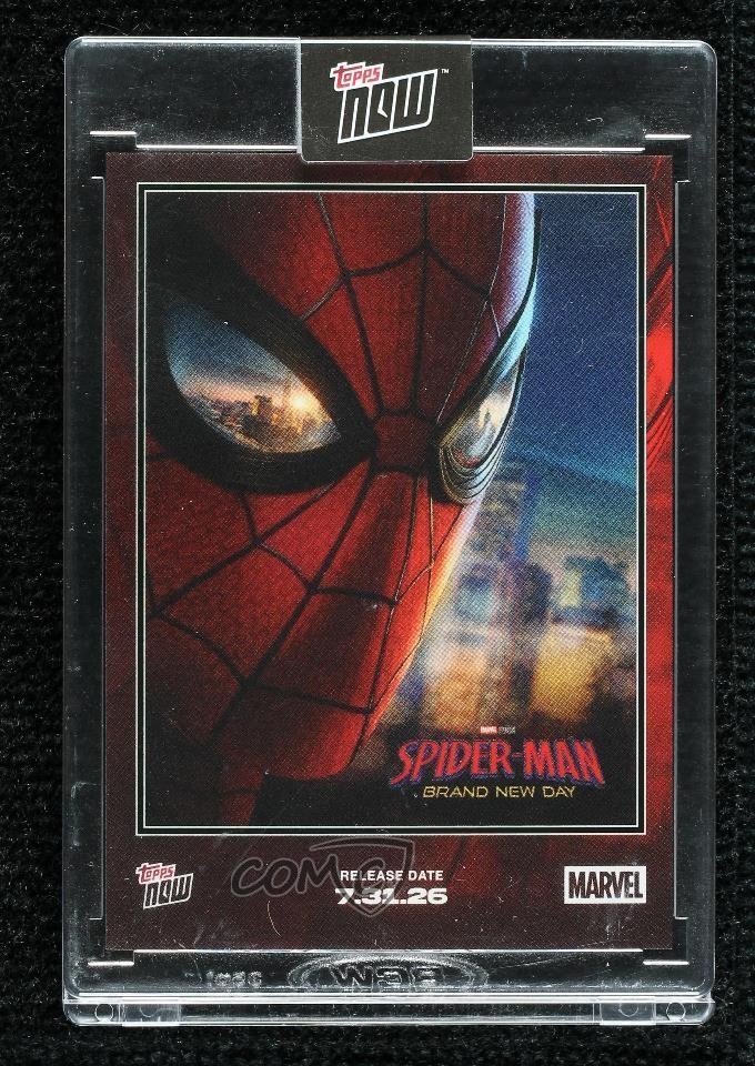 2026 Topps Now Marvel /33838 Spider-Man: Nuovo giorno #SM01 1gp2