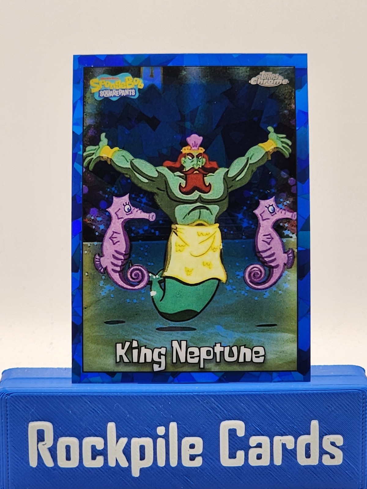 2025 Topps Chrome Sapphire Edition SpongeBob Squarepants - King Neptune #11