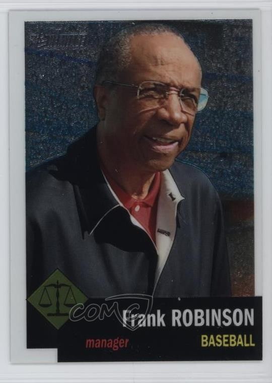 2009 Topps Heritage American Heroes Edition Chrome /1776 Frank Robinson HOF 0o9s