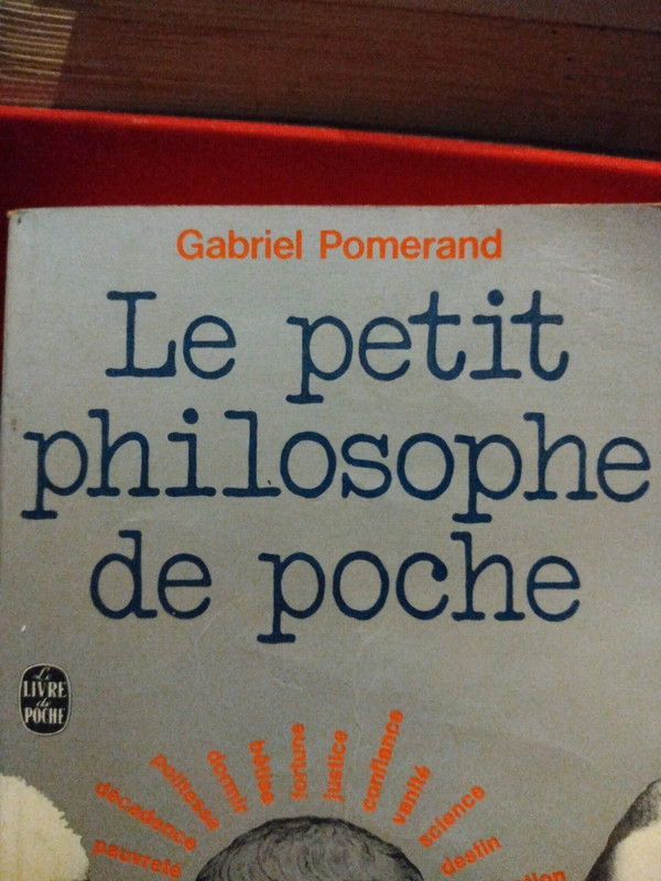 Le petit philosophe de poche Gabriel pomerand bhom
