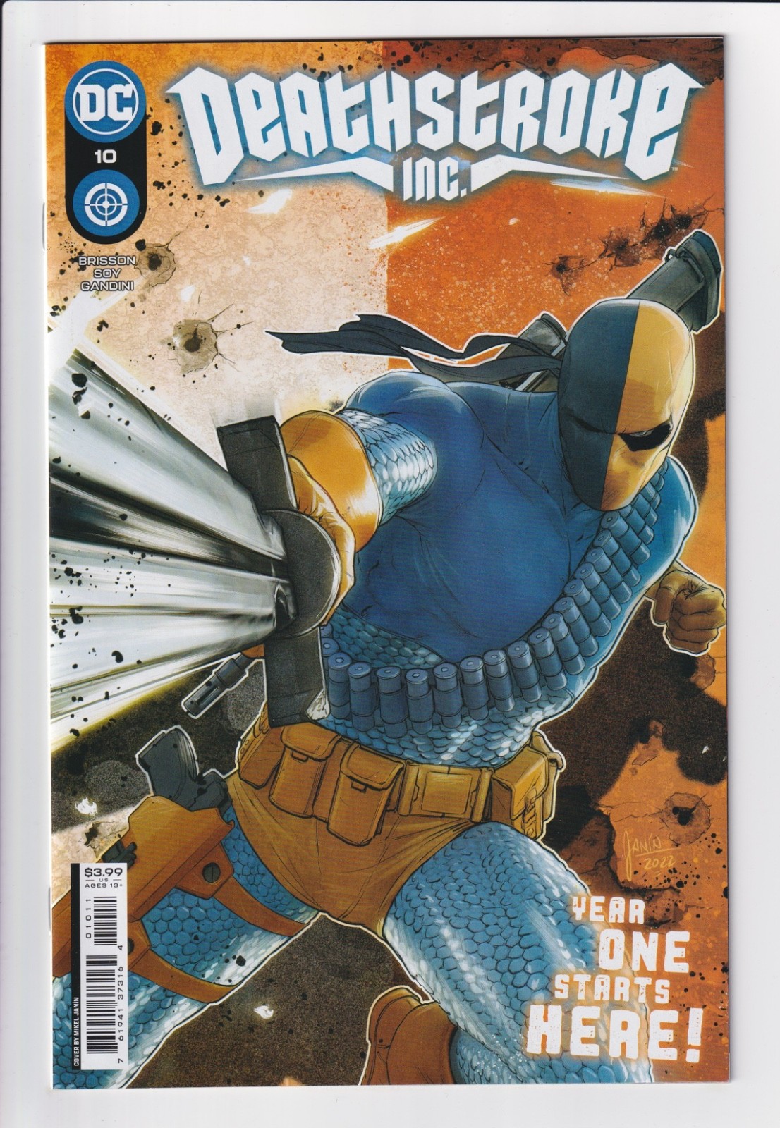 DEATHSTROKE INC. #10 NM 6/29/22 Joshua Williamson DC A-Z single