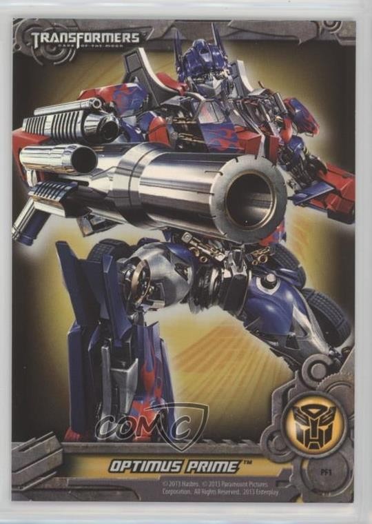 2013 Enterplay Transformers: Optimum Collection Optimus Prime #PF1 0o5t