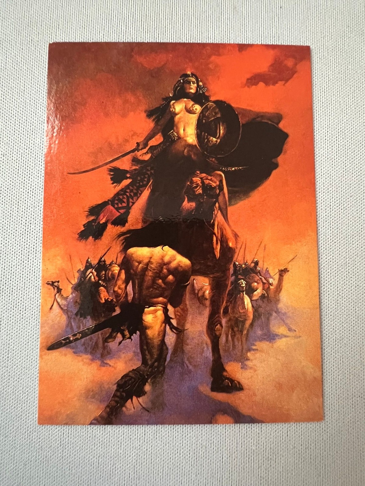 FPG Cards The Sanjulian Collection Le Sabbie del Tempo #33 1994 Art Card Fantasy