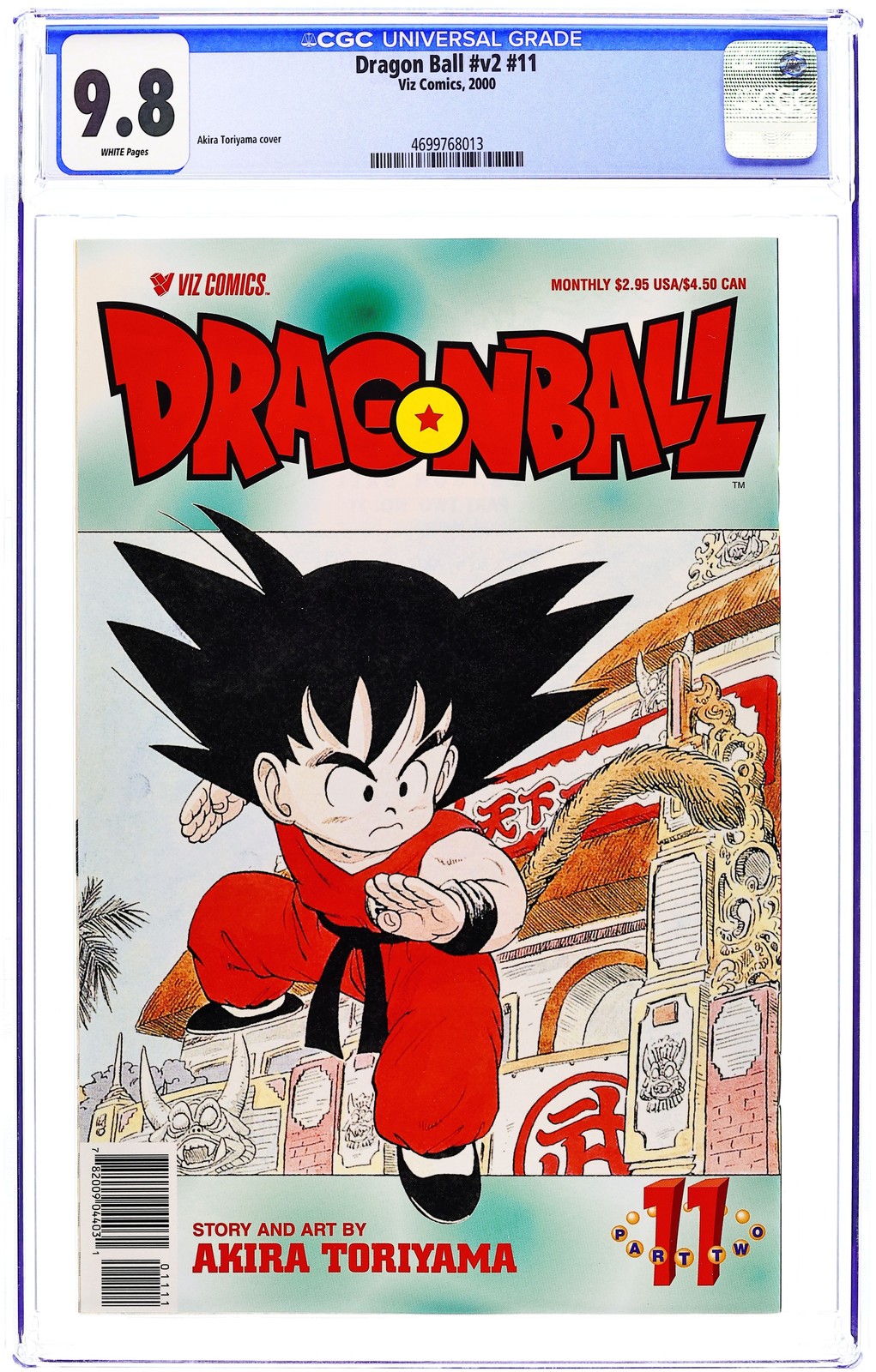 Dragon Ball parte 2 #11 CGC 9.8 2000 4699768013