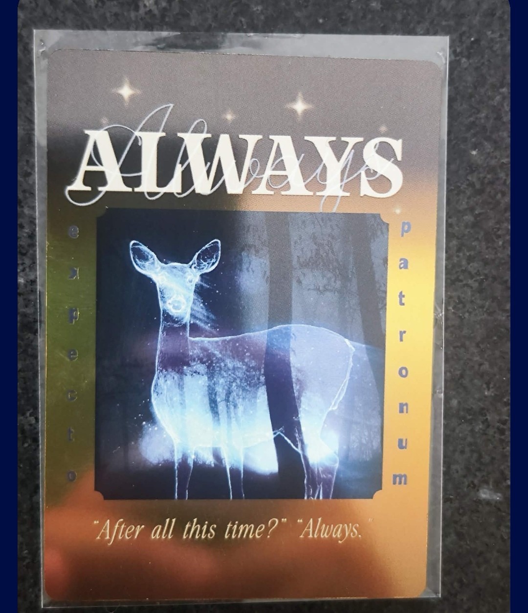 Harry Potter "ALWAYS" Super Rare Insert Magical Lights Card Panini