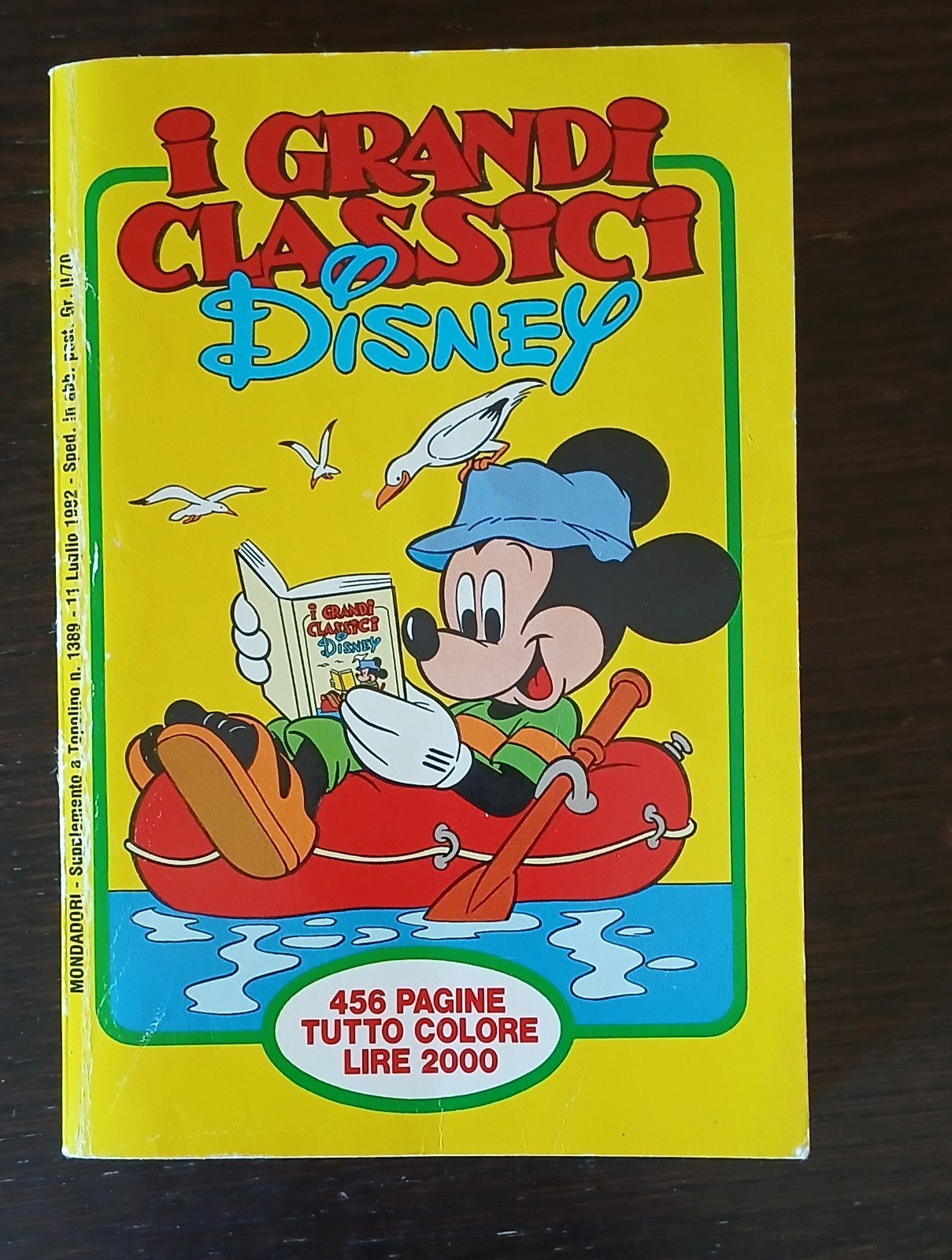I GRANDI CLASSICI WALT DISNEY Numero 5- LUGLIO 1982 - MONDADORI- OTTIMO 