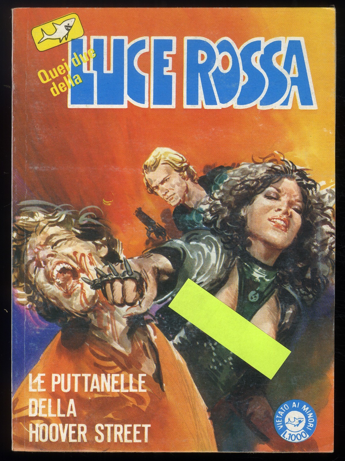 [K] COLLANA QUEI DUE LUCE ROSSA N° 26 - AGOSTO 1984 - EDIFUMETTO - OTTIMO