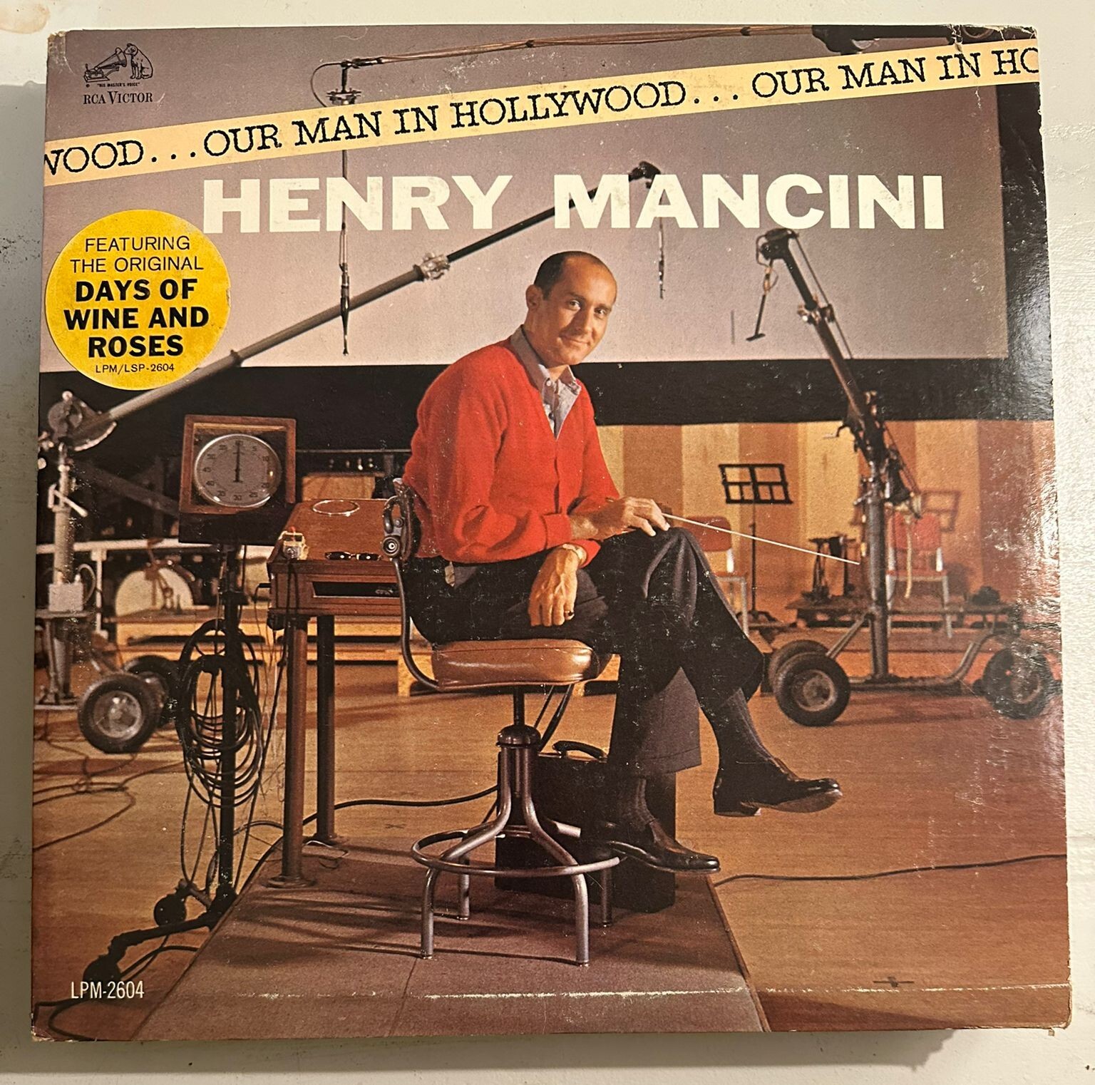 HENRY MANCINI – OUR MAN IN HOLLYWOOD - VINYL LP BLACK - VG - A4