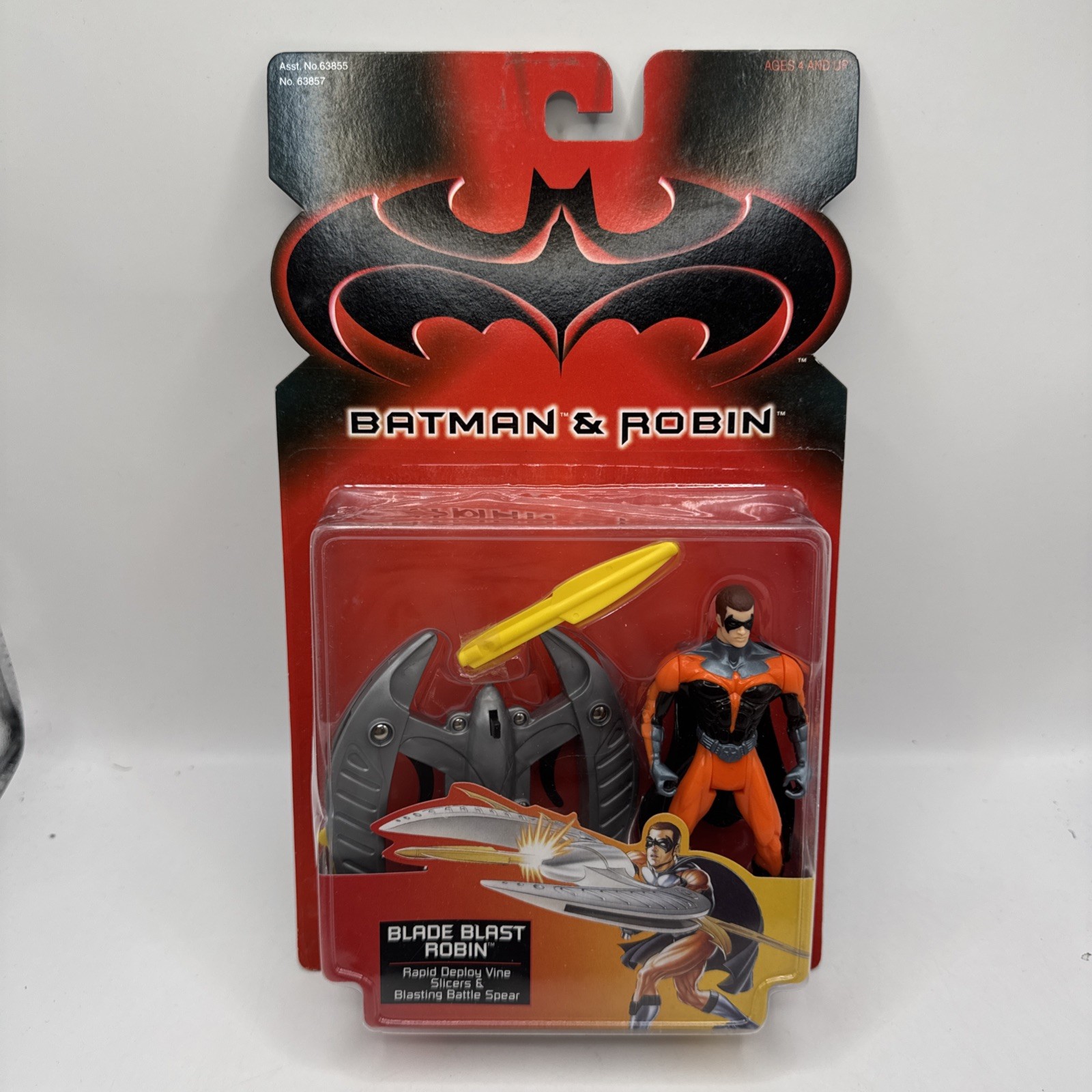 Kenner Batman & Robin Blade Blast Robin Modellino 1997 Sigillato moc