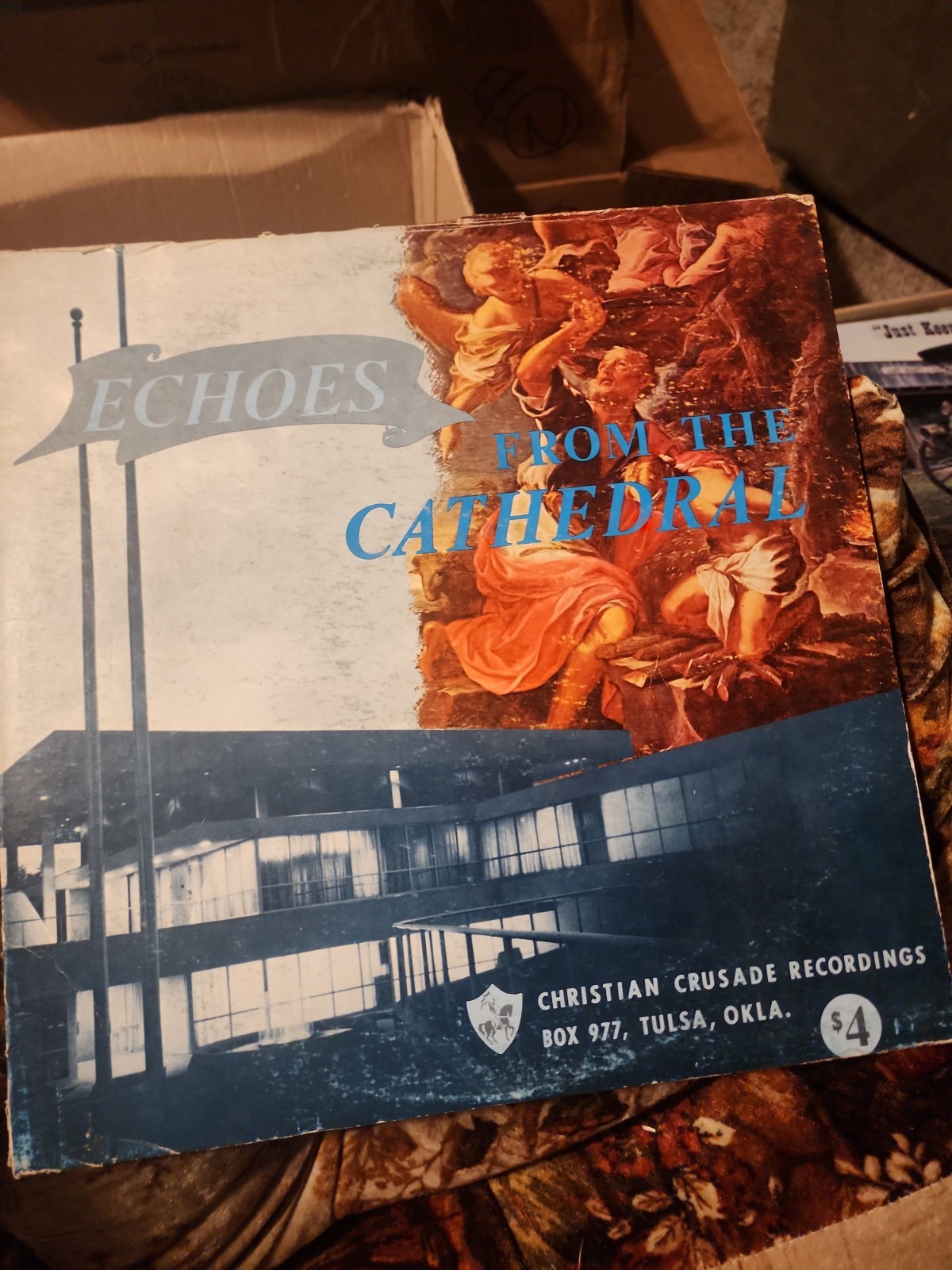 Echoes From The Cathedral Christian Crusade Oklahoma LP Gospel
