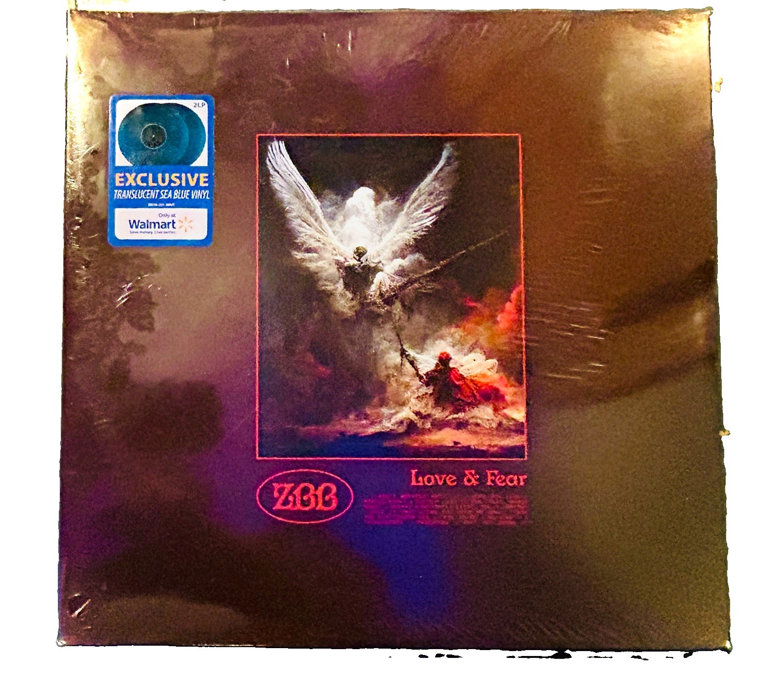 Love & Fear by Zac Brown Band 2LP (2025) Limited Edition SEA BLUE Vinyl Record